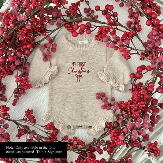 Baby Frill Knit Romper