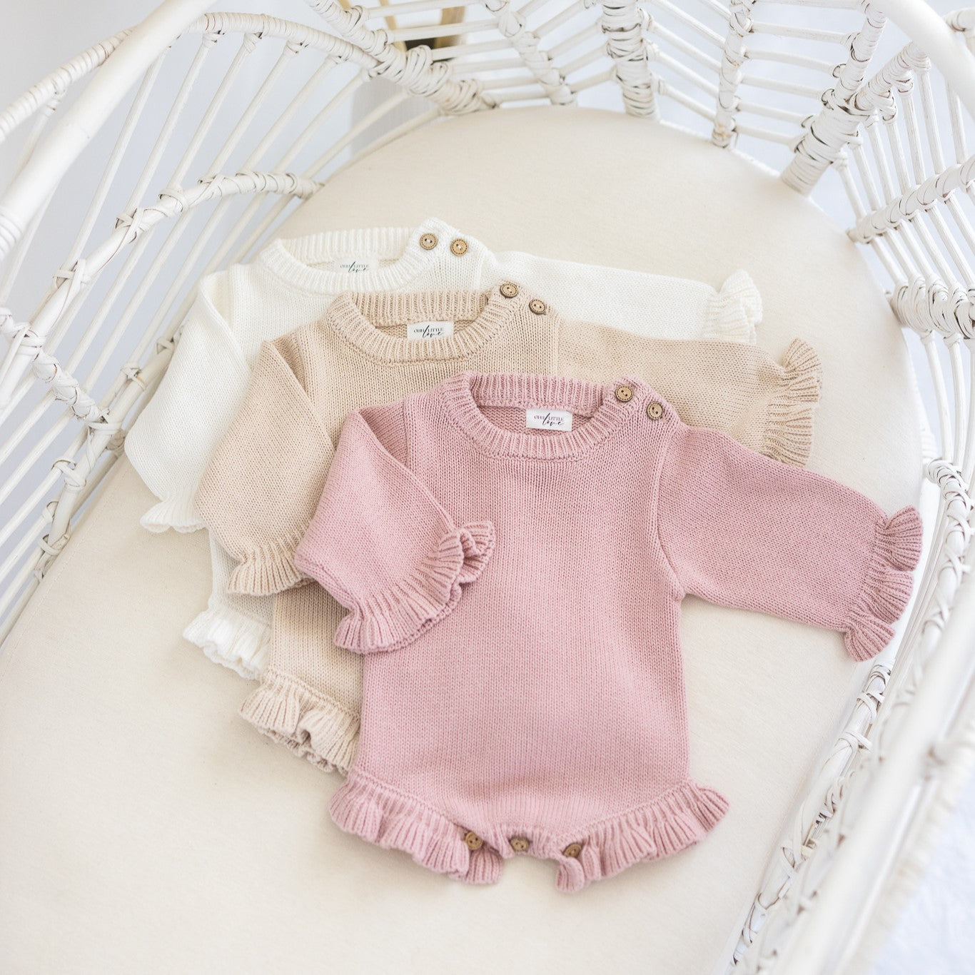Baby Frill Knit Romper
