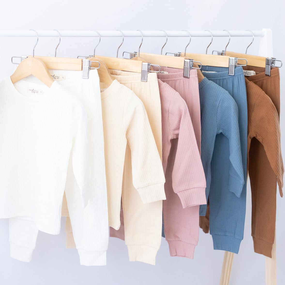 Personalised Ribbed Pyjamas