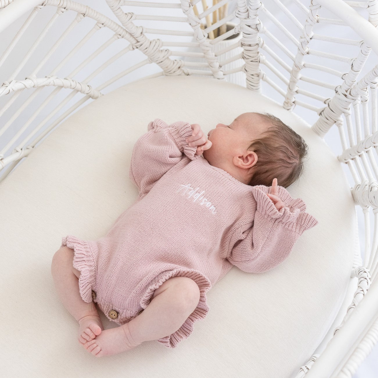 Baby Frill Knit Romper
