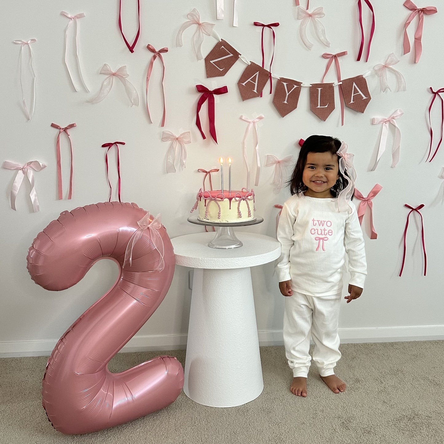 Personalised Ribbed Pyjamas