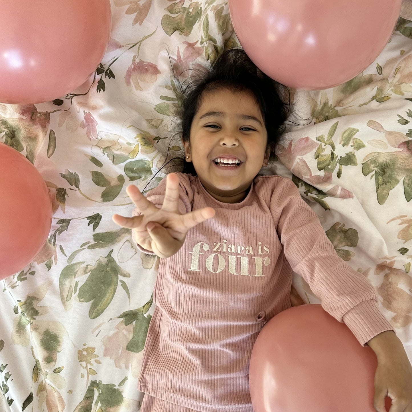 Personalised Ribbed Pyjamas