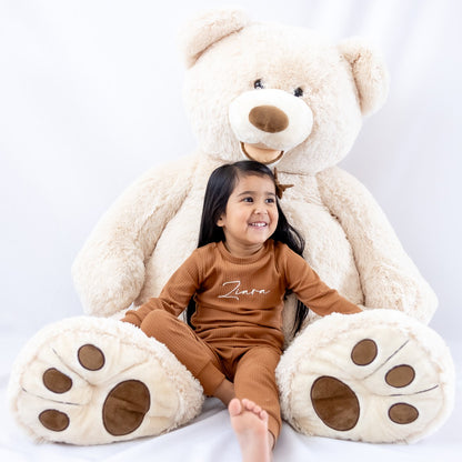 Personalised Name Ribbed Pyjamas